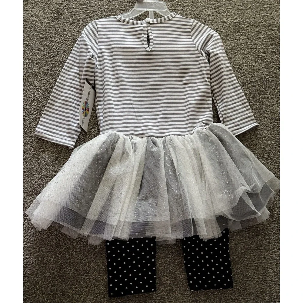 Girls Ghost Halloween Outfit Size 3T NWT